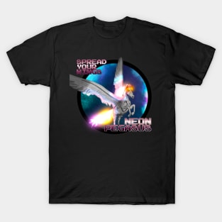 Spread Your Wings Neon Pegasus T-Shirt